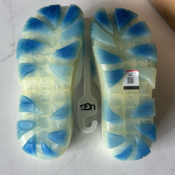 UGG Gradient Blue Slide Sandals - Picture 3 of 4